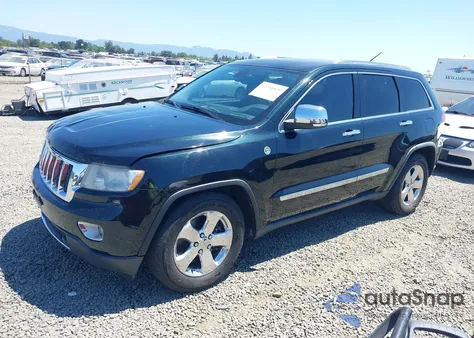 2012 Jeep Grand Cherokee Overland z USA, uszkodzony, nr VIN 1C4RJFCT8CC274935